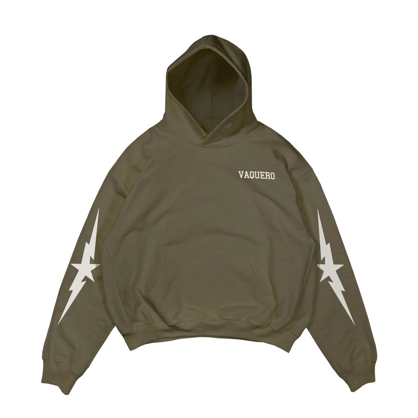 "VAQUERO" Army Green Hoodie